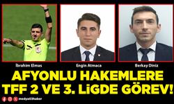 Afyonlu hakemlere TFF 2 ve 3. Ligde görev!