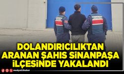 Dolandırıcılıktan aranan şahıs Sinanpaşa ilçesinde yakalandı