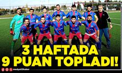 3 haftada 9 puan topladı!