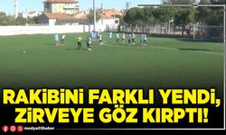 Rakibini farklı yendi, zirveye göz kırptı!