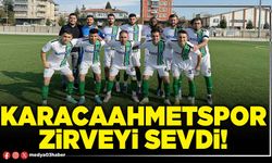 Karacaahmetspor zirveyi sevdi!