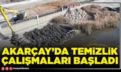 Akarçay’da temizlik çalışmaları başladı