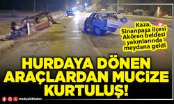 Hurdaya dönen araçlardan mucize kurtuluş!