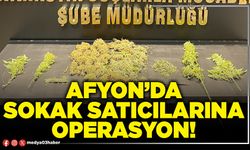 Afyon’da sokak satıcılarına operasyon!