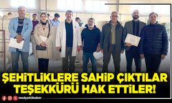 Şehitliklere sahip çıktılar teşekkürü hak ettiler!