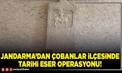 Jandarma’dan Çobanlar ilçesinde tarihi eser operasyonu!