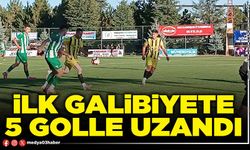 İlk galibiyete 5 golle uzandı