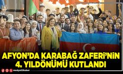 Afyon’da Karabağ Zaferi’nin 4. yıldönümü kutlandı