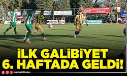 İlk galibiyet 6. haftada geldi!