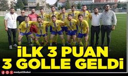 İlk 3 puan 3 golle geldi