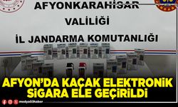 Afyon’da kaçak elektronik sigara ele geçirildi