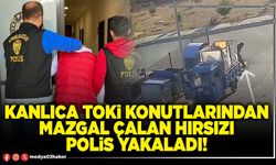 Kanlıca TOKİ konutlarından mazgal çalan hırsızı Polis yakaladı!