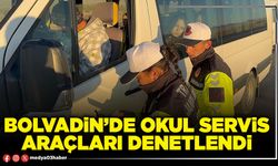 Bolvadin’de okul servis araçları denetlendi