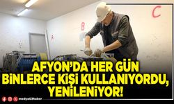 Afyon’da her gün binlerce kişi kullanıyordu, yenileniyor!