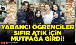 Yabancı öğrenciler sıfır atık için mutfağa girdi!