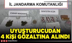 Uyuşturucudan 4 kişi gözaltına alındı