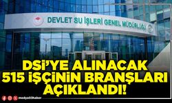 DSİ’ye alınacak 515 işçinin branşları açıklandı!