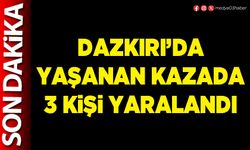 Dazkırı’da yaşanan kazada 3 kişi yaralandı