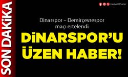 Dinarspor’u üzen haber!