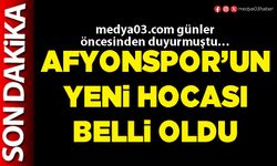 Afyonspor’un yeni hocası belli oldu