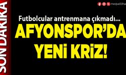 Afyonspor’da yeni kriz!