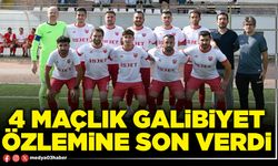 4 maçlık galibiyet özlemine son verdi