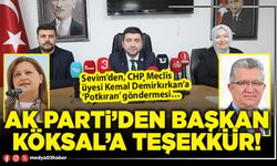 AK Parti’den Başkan Köksal’a teşekkür!