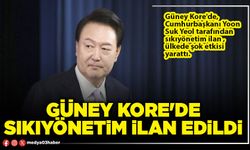 Güney Kore'de sıkıyönetim ilan edildi