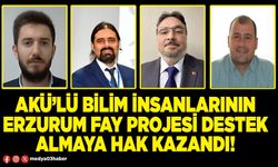 AKÜ’lü bilim insanlarının Erzurum fay projesi destek almaya hak kazandı!