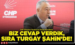 Biz cevap verdik, sıra Turgay Şahin’de!