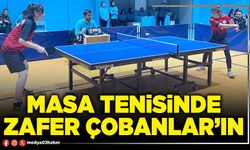 Masa Tenisinde Zafer Çobanlar’ın