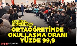 Ortaöğretimde okullaşma oranı yüzde 99,9