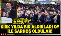 Kırk yılda bir aldıkları oy ile sarhoş oldular!