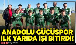 Anadolu Gücüspor ilk yarıda işi bitirdi!