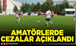 Amatörlerde cezalar açıklandı