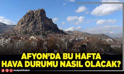 Afyon’da bu hafta hava durumu nasıl olacak?