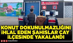 Konut dokunulmazlığını ihlal eden şahıslar Çay ilçesinde yakalandı