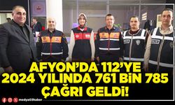 Afyon’da 112’ye 2024 yılında 761 bin 785 çağrı geldi!