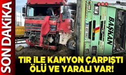 Tır ile kamyon çarpıştı ölü ve yaralı var!