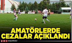 Amatörlerde cezalar açıklandı