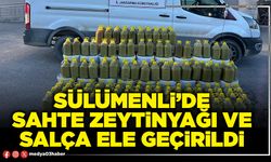 Sülümenli’de sahte zeytinyağı ve salça ele geçirildi