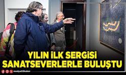 Yılın ilk sergisi sanatseverlerle buluştu