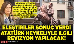 Eleştiriler sonuç verdi Atatürk heykeliyle ilgili revizyon yapılacak!