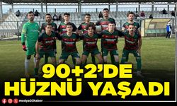 90+2’de hüznü yaşadı