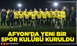 Afyon’da yeni bir spor kulübü kuruldu