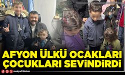 Afyon Ülkü Ocakları çocukları sevindirdi