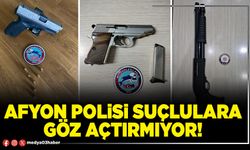 Afyon Polisi suçlulara göz açtırmıyor!