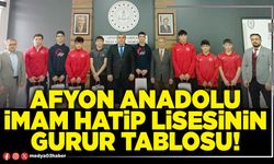 Afyon Anadolu İmam Hatip Lisesinin gurur tablosu!