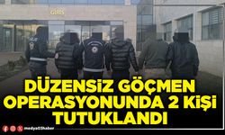 Düzensiz göçmen operasyonunda 2 kişi tutuklandı