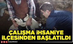 Çalışma İhsaniye ilçesinden başlatıldı